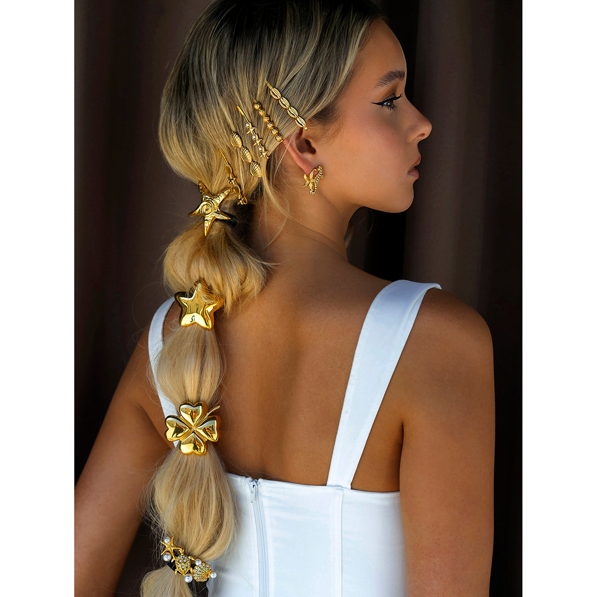 Celeste Star Hair Cuff