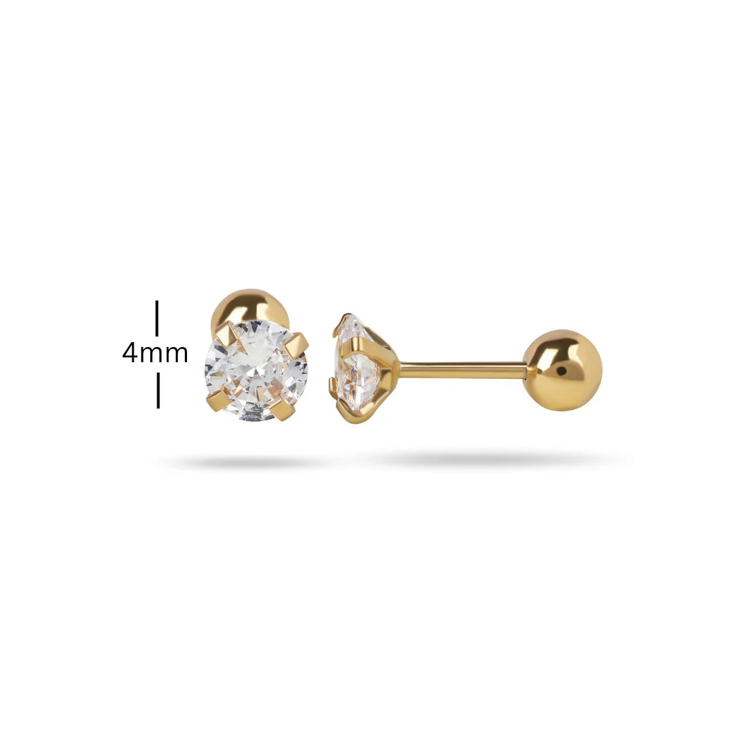 4mm Diamond Studs