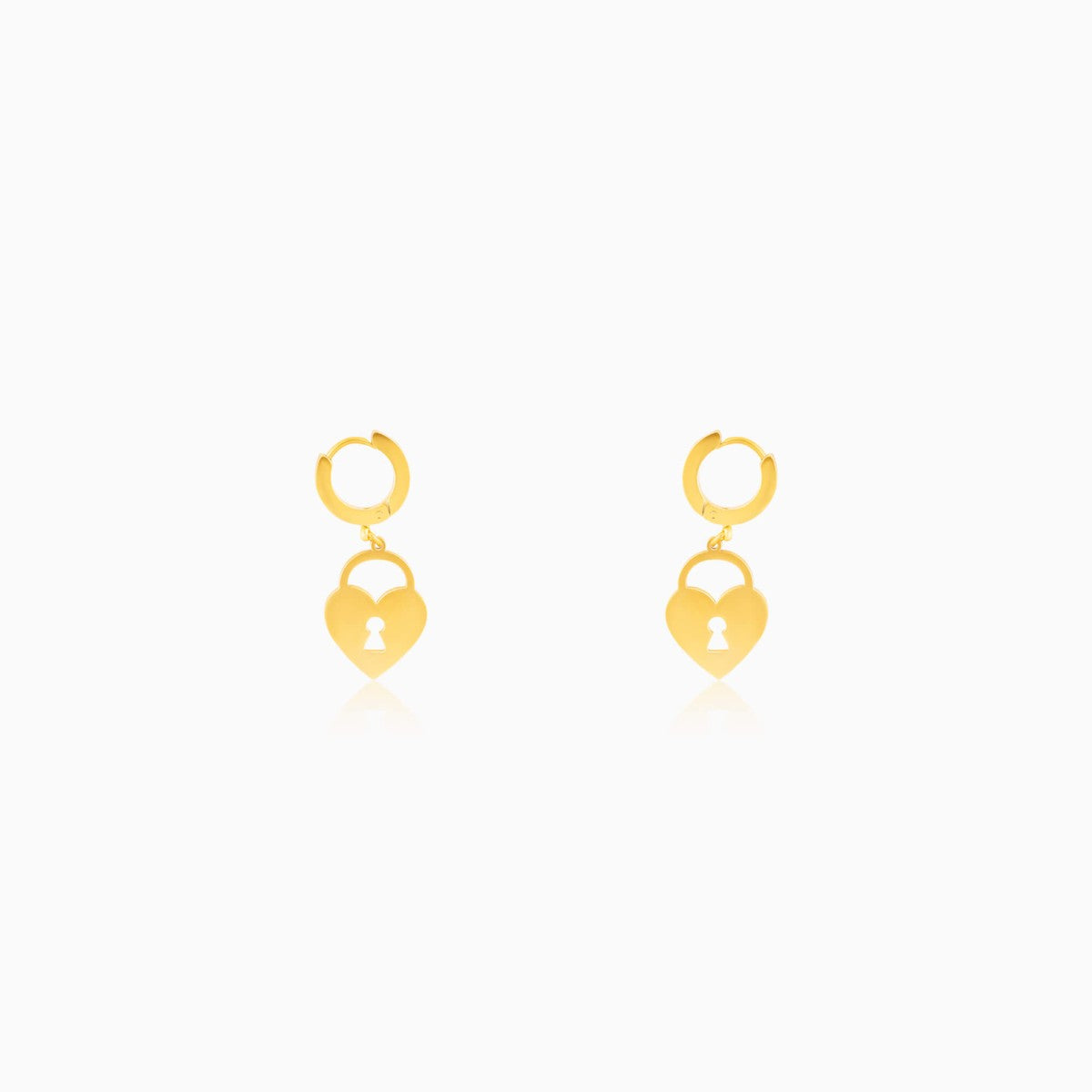 Love Lock Drop Earrings
