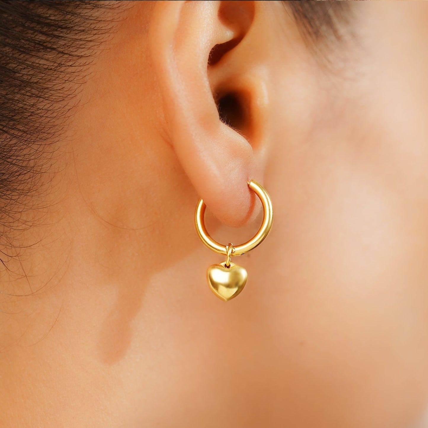 Heart of Golden Earrings