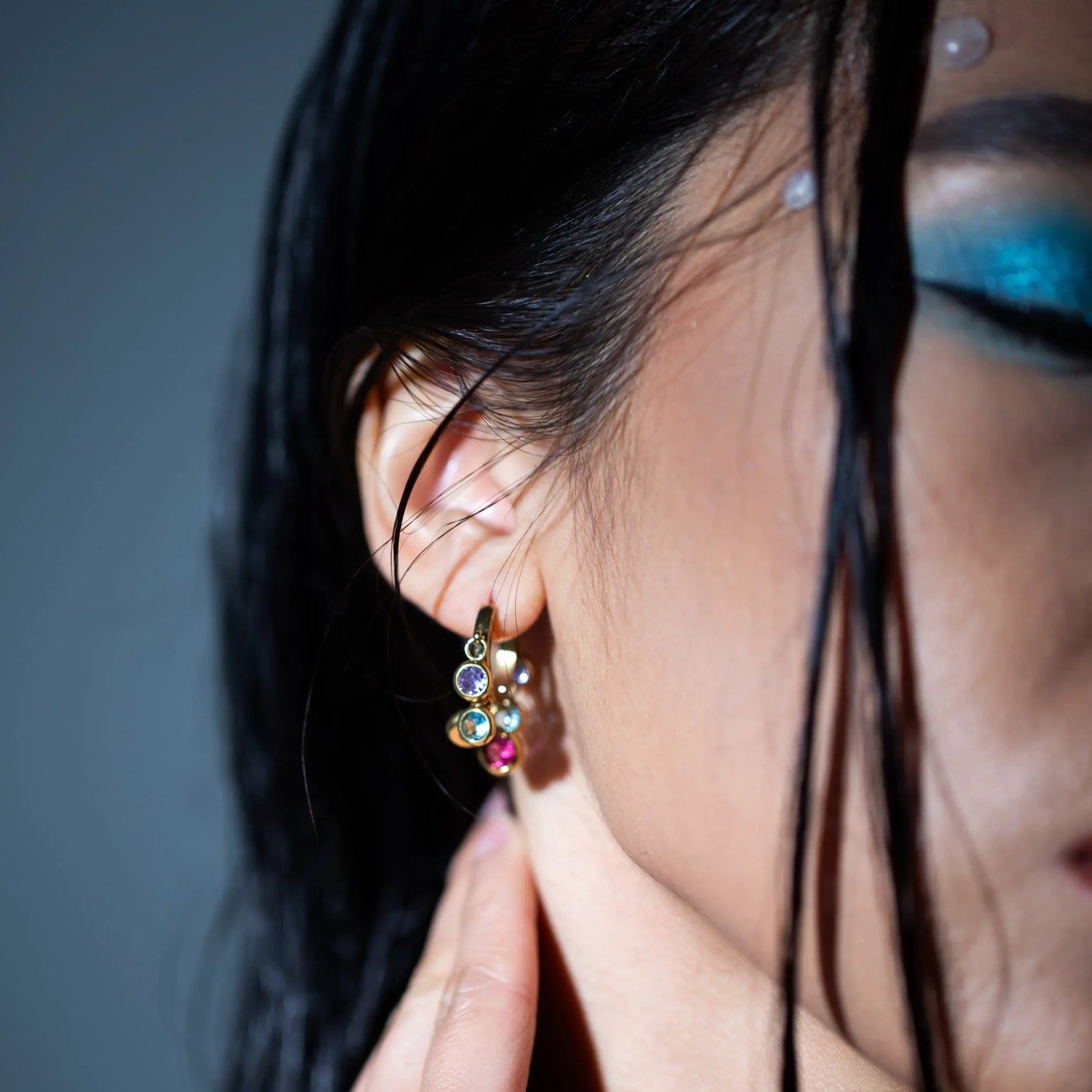 Rainbow Shimmer Earrings