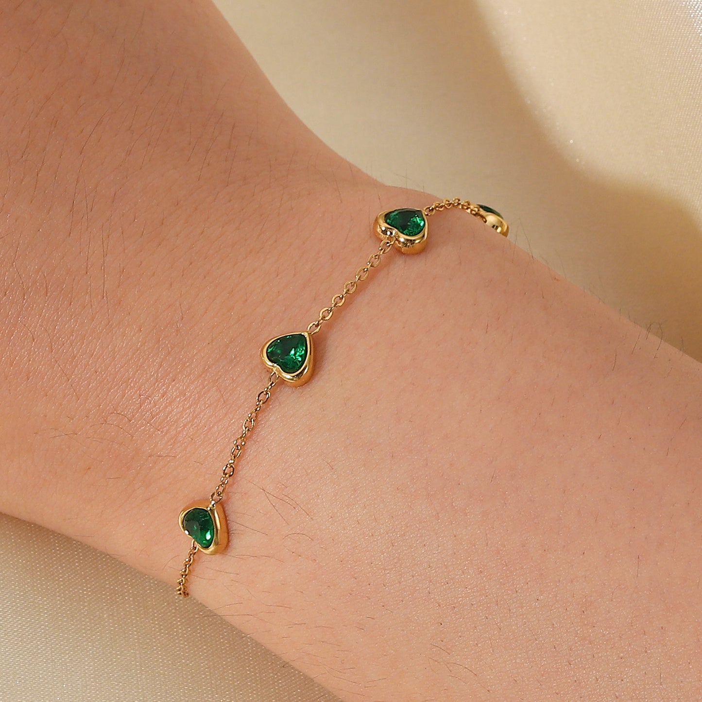 Emerald Affection Bracelet