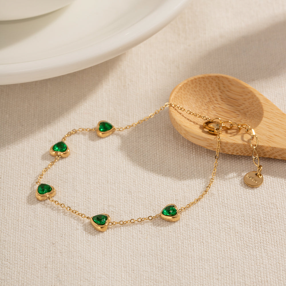 Emerald Affection Bracelet