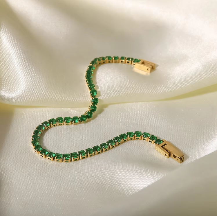 Emerald Gleam Bracelet