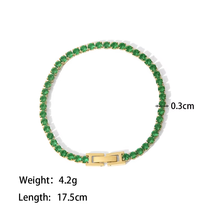 Emerald Gleam Bracelet