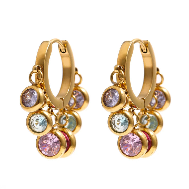 Rainbow Shimmer Earrings