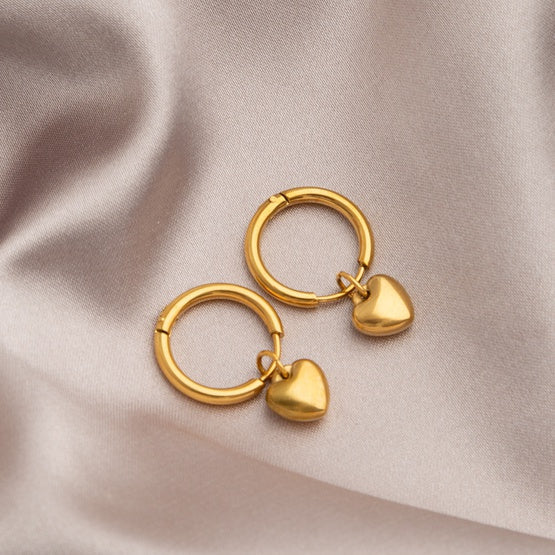 Heart of Golden Earrings