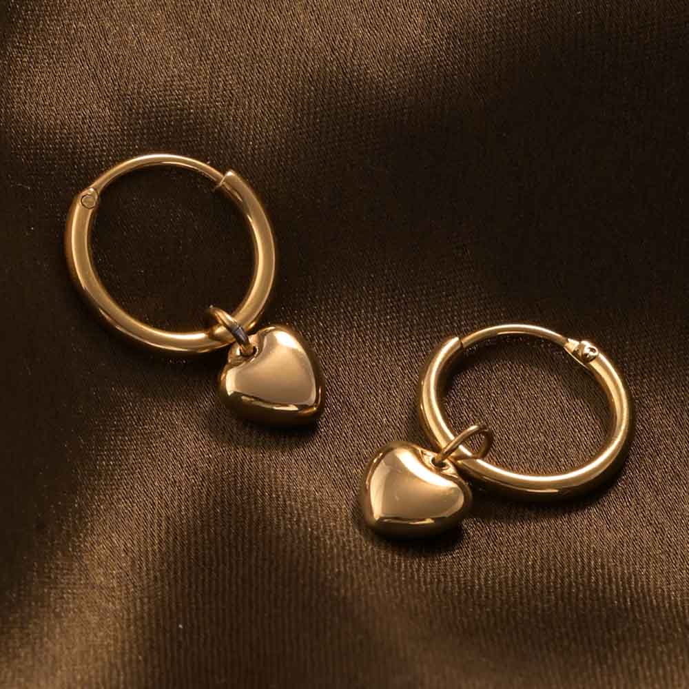 Heart of Golden Earrings