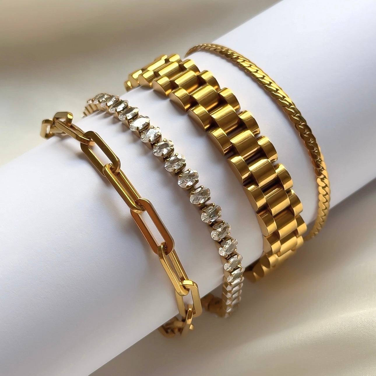 Luxe Layered Bracelet Stack