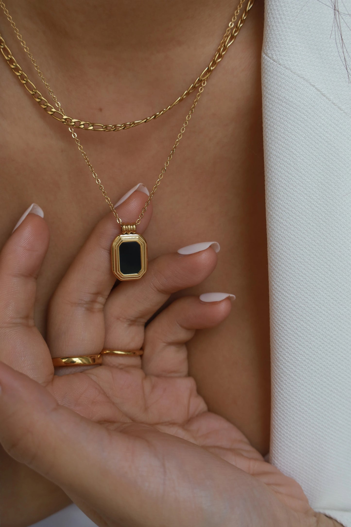 Midnight Double Layered Necklace