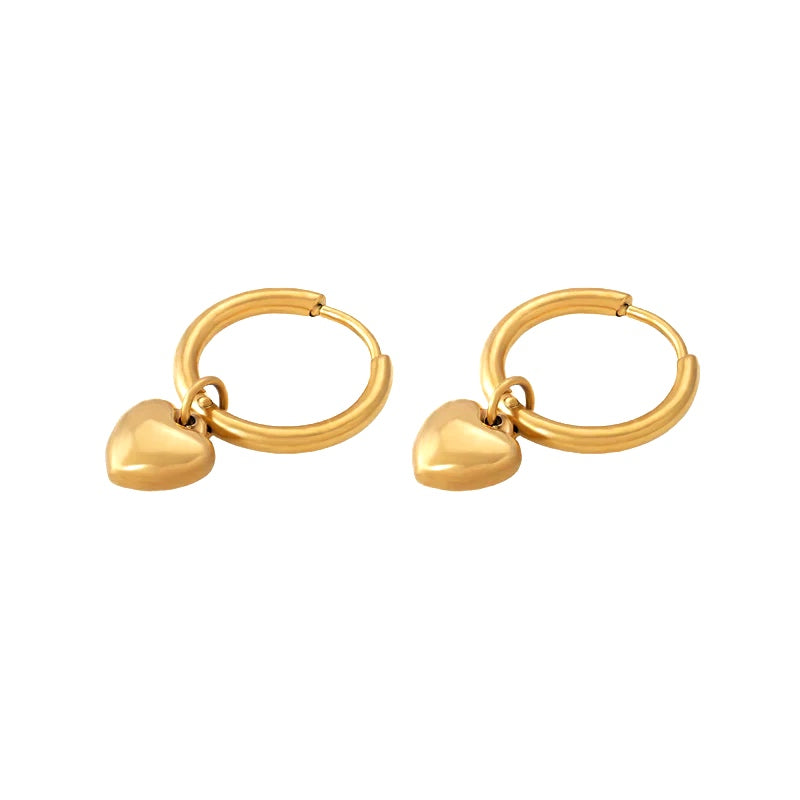 Heart of Golden Earrings