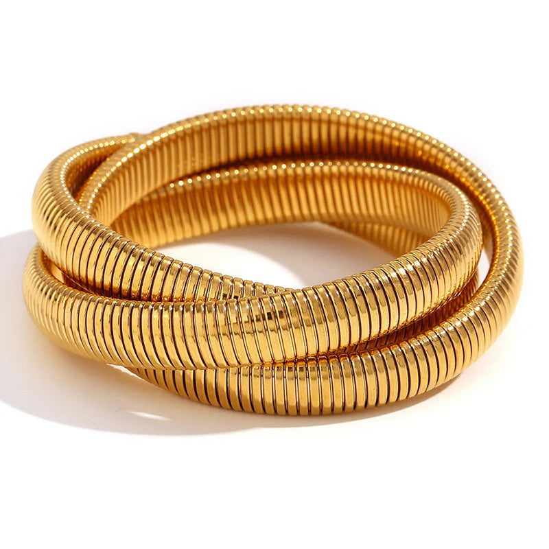 Triple Twist Bracelet