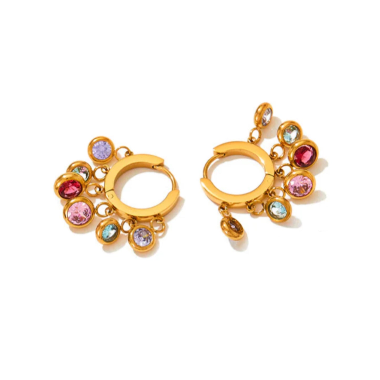 Rainbow Shimmer Earrings