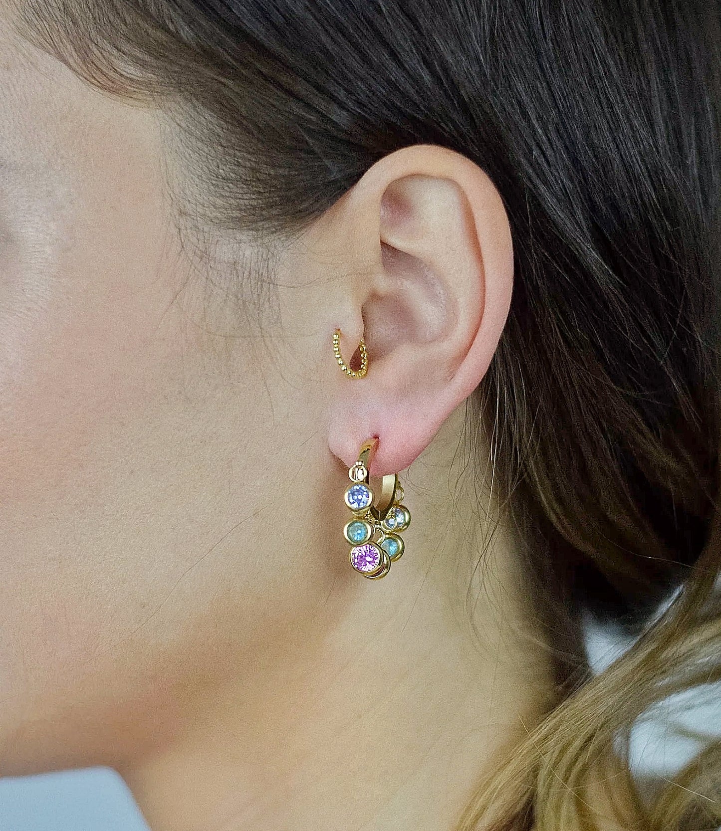 Rainbow Shimmer Earrings