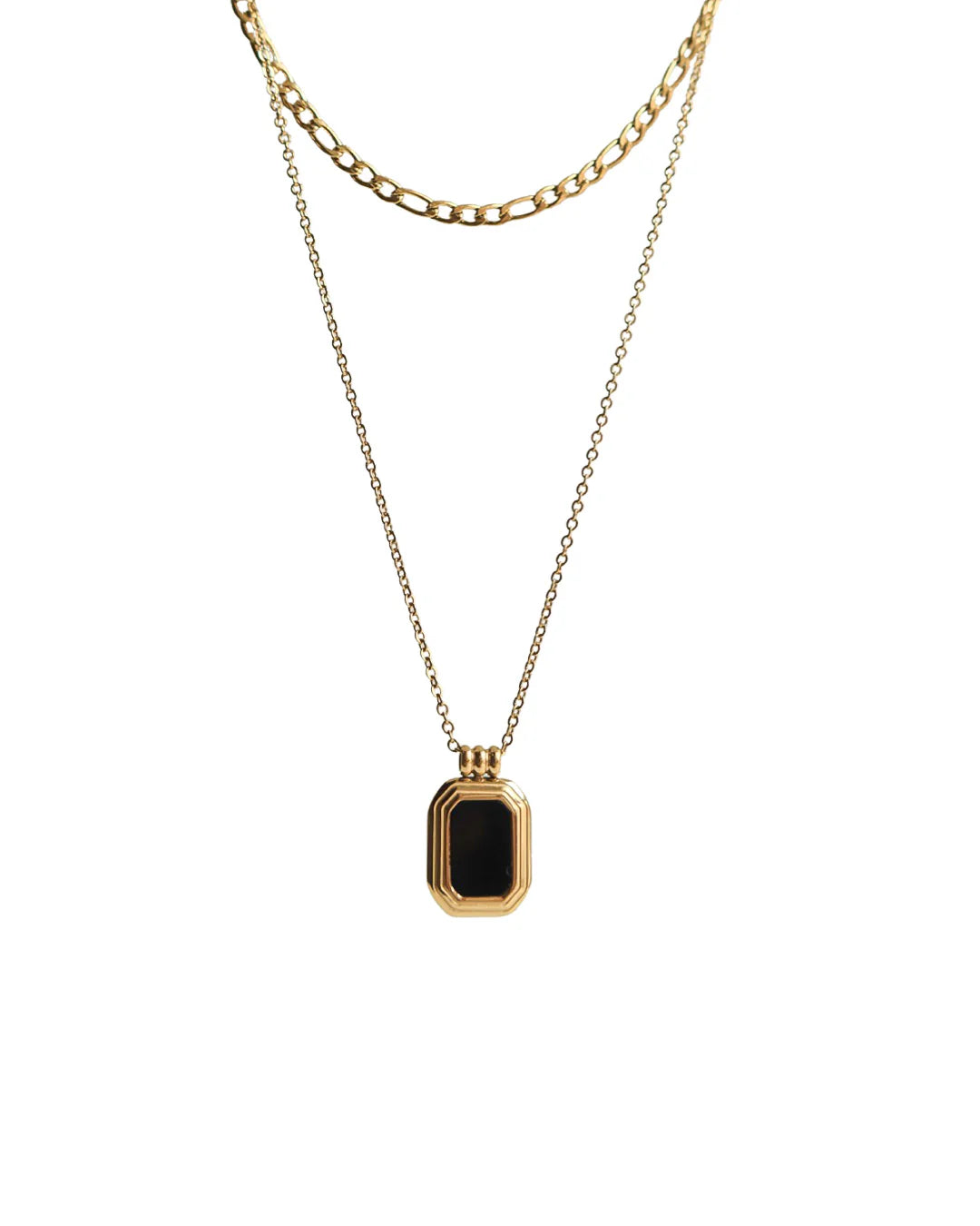 Midnight Double Layered Necklace