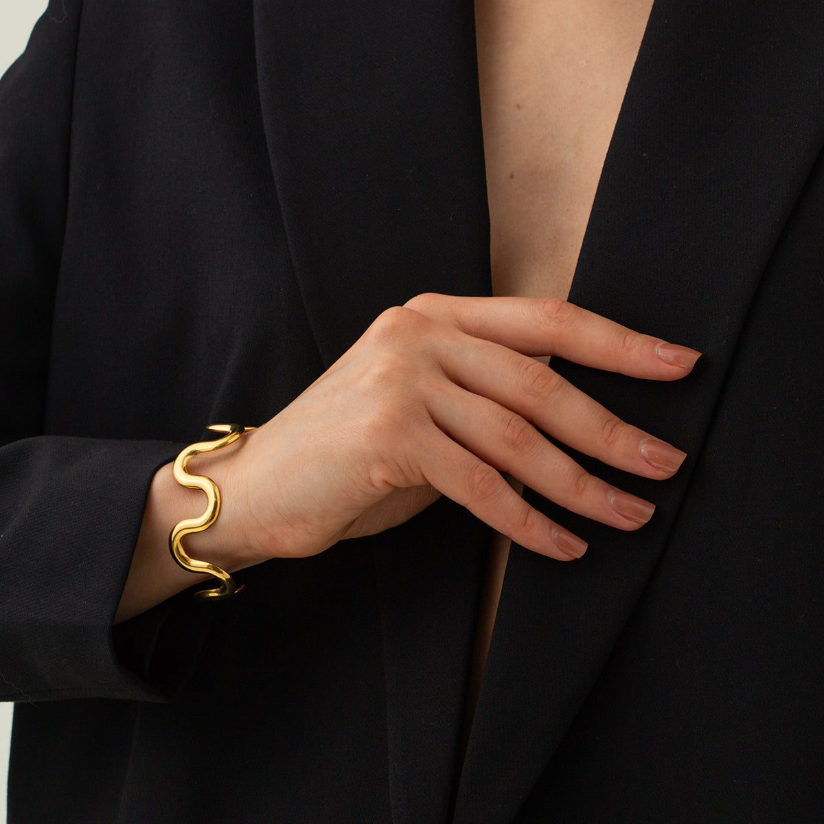 Wavy Cuff Bracelet
