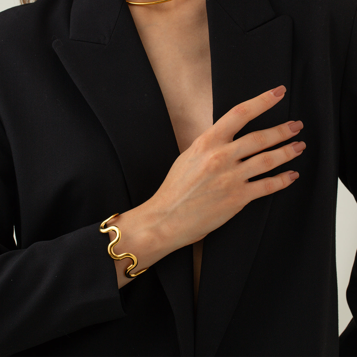 Wavy Cuff Bracelet