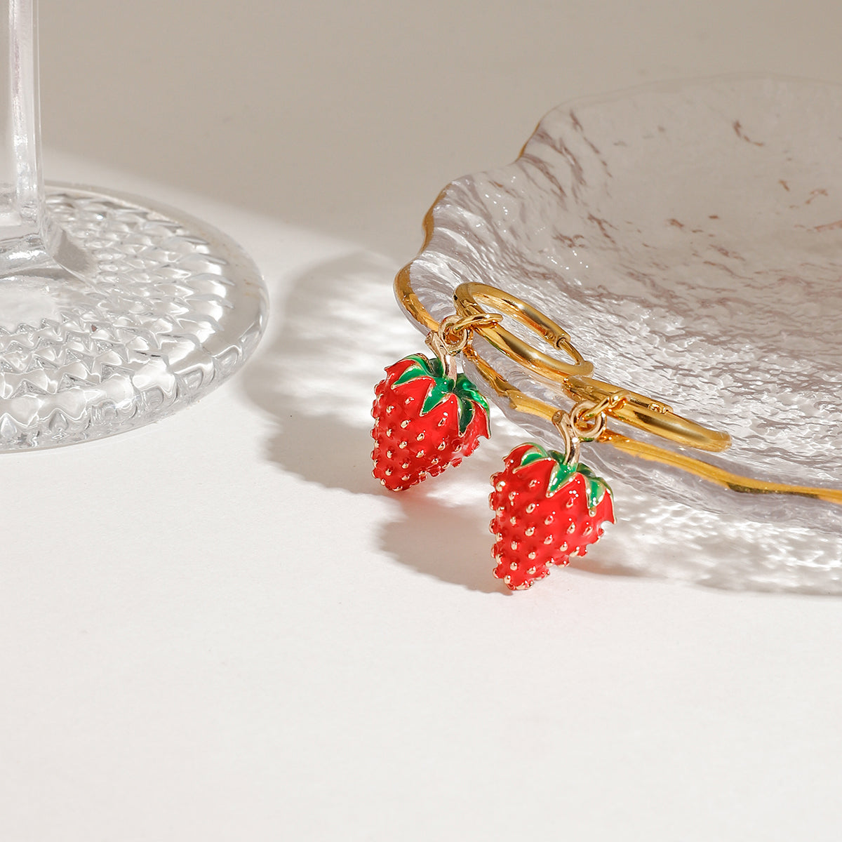 Strawberry Charm Earrings