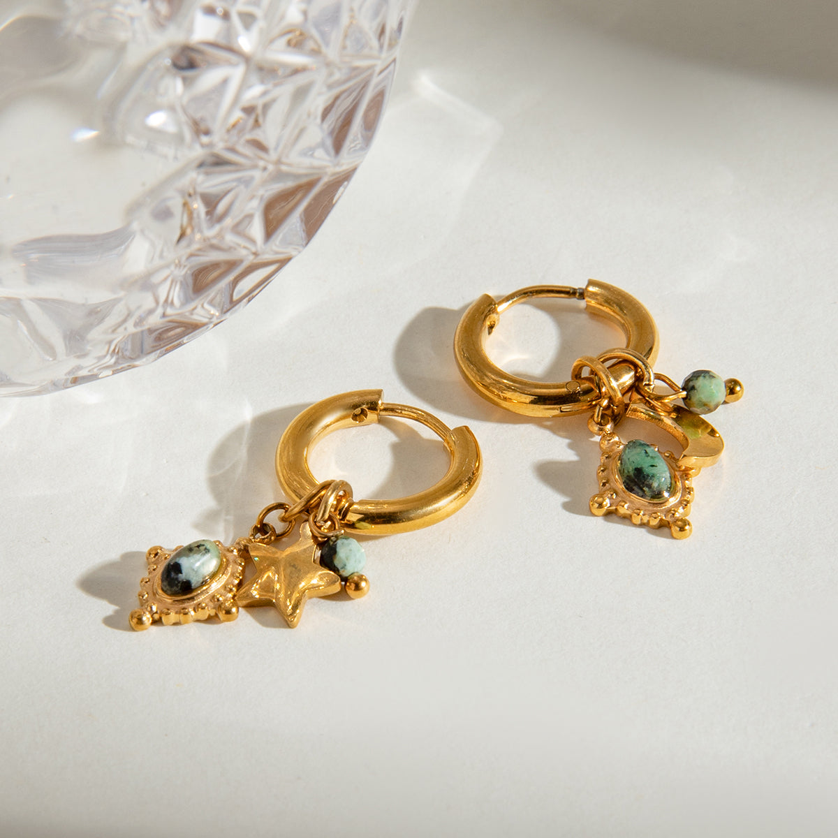 Celestial Turquoise Earrings