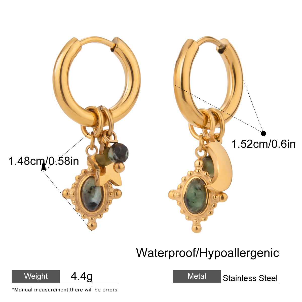 Celestial Turquoise Earrings