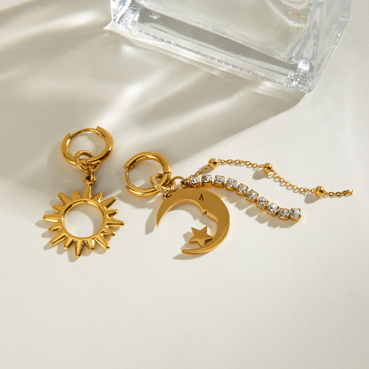 Solar & Lunar Spark Earrings