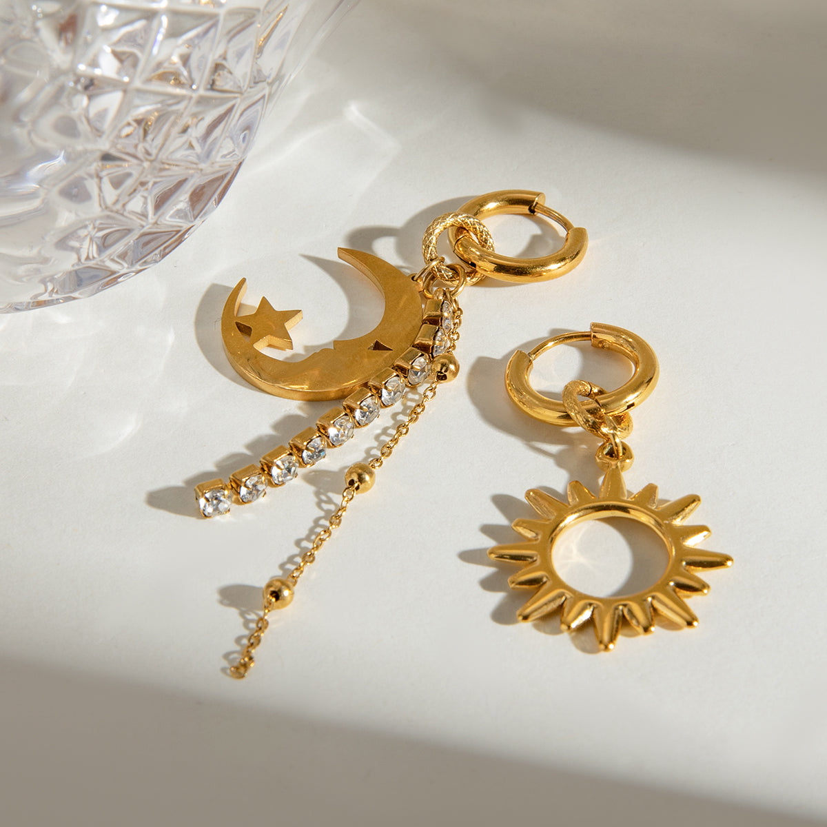 Solar & Lunar Spark Earrings