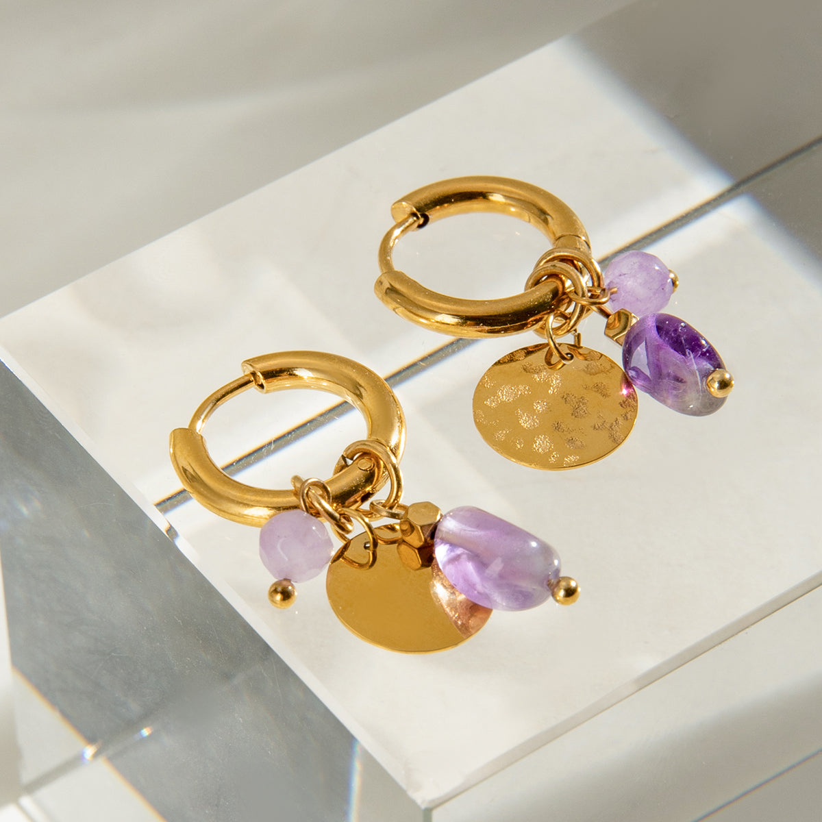 Aurora Mist Charm Earrings