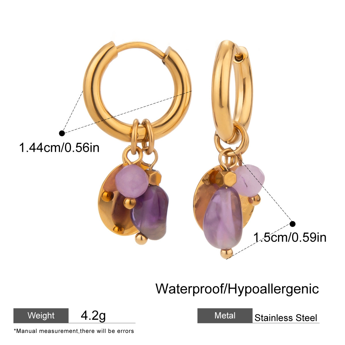 Aurora Mist Charm Earrings