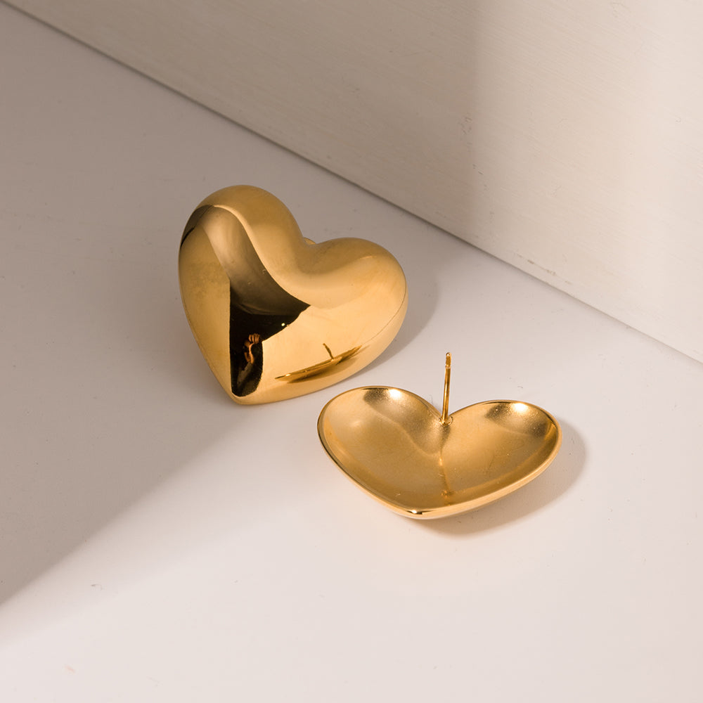 Bold Heart Earrings