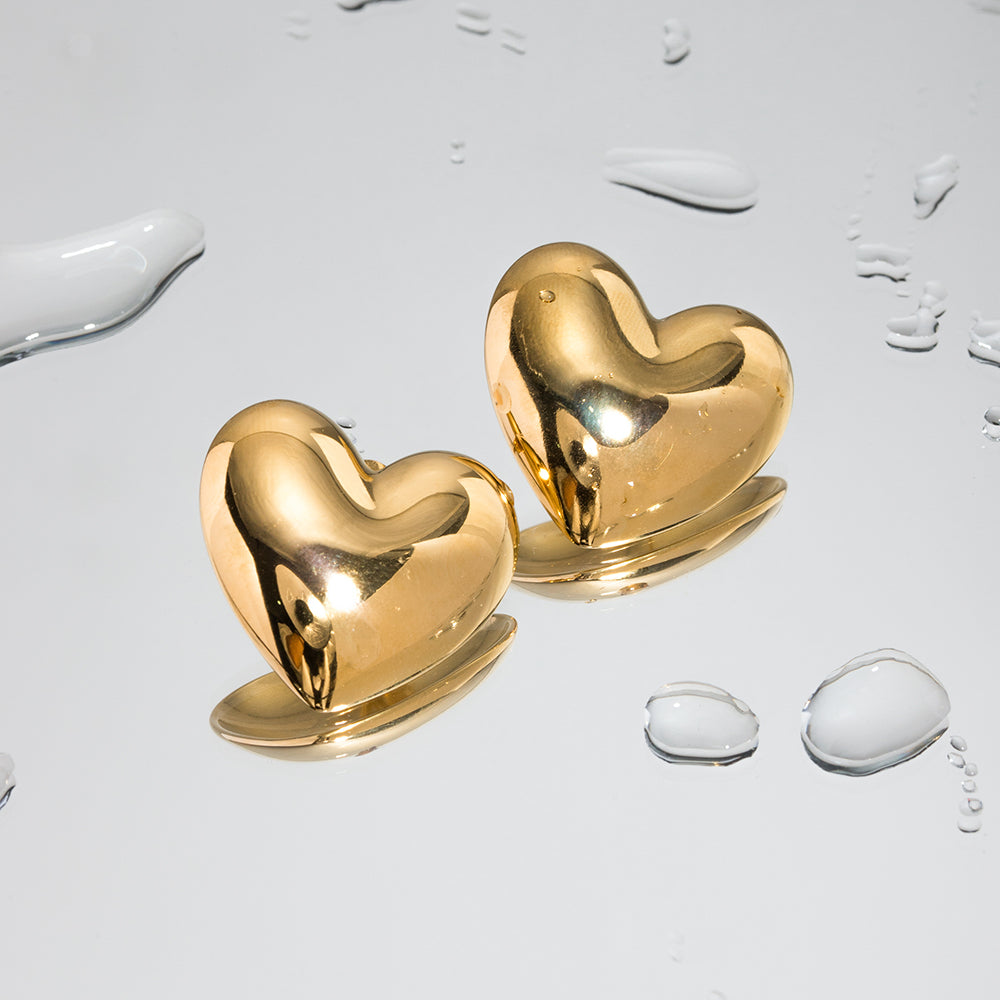 Bold Heart Earrings