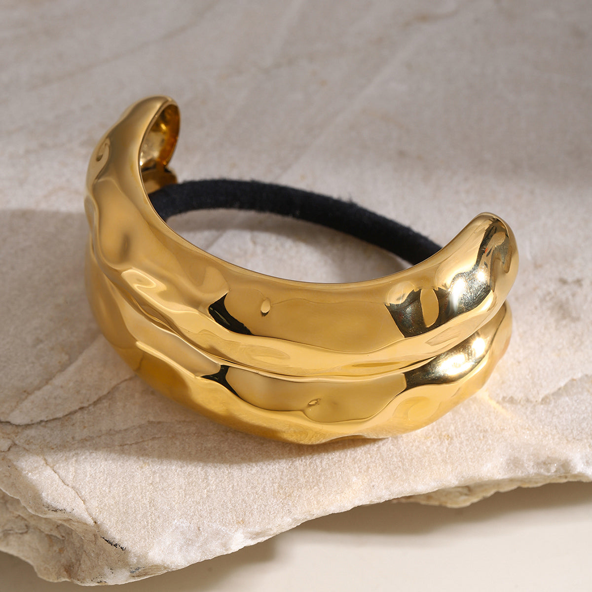 Double Hammered Hair Cuff