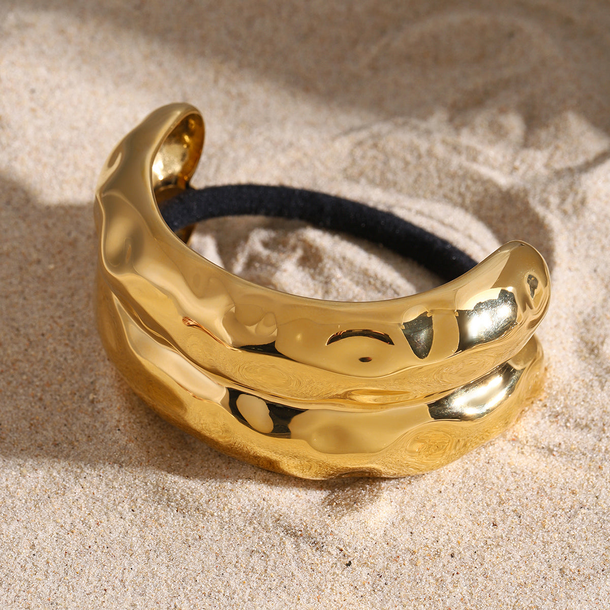 Double Hammered Hair Cuff