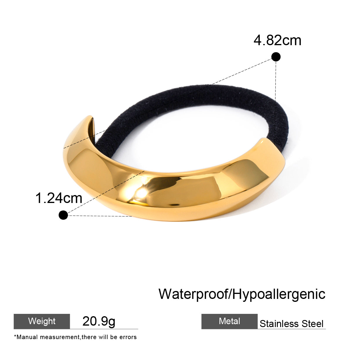 Elegant Curve Hair Cuff