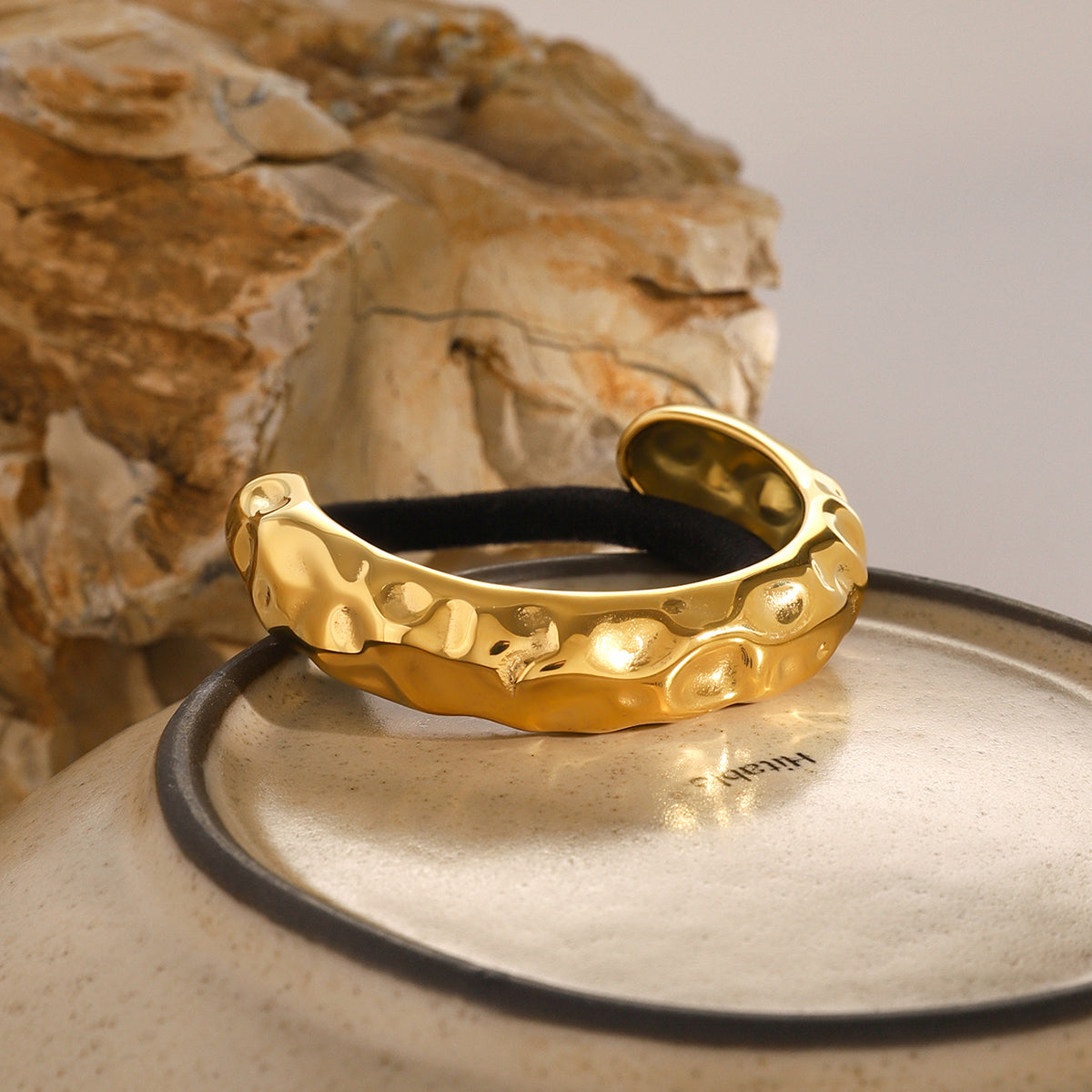 Hammered Hair Cuff