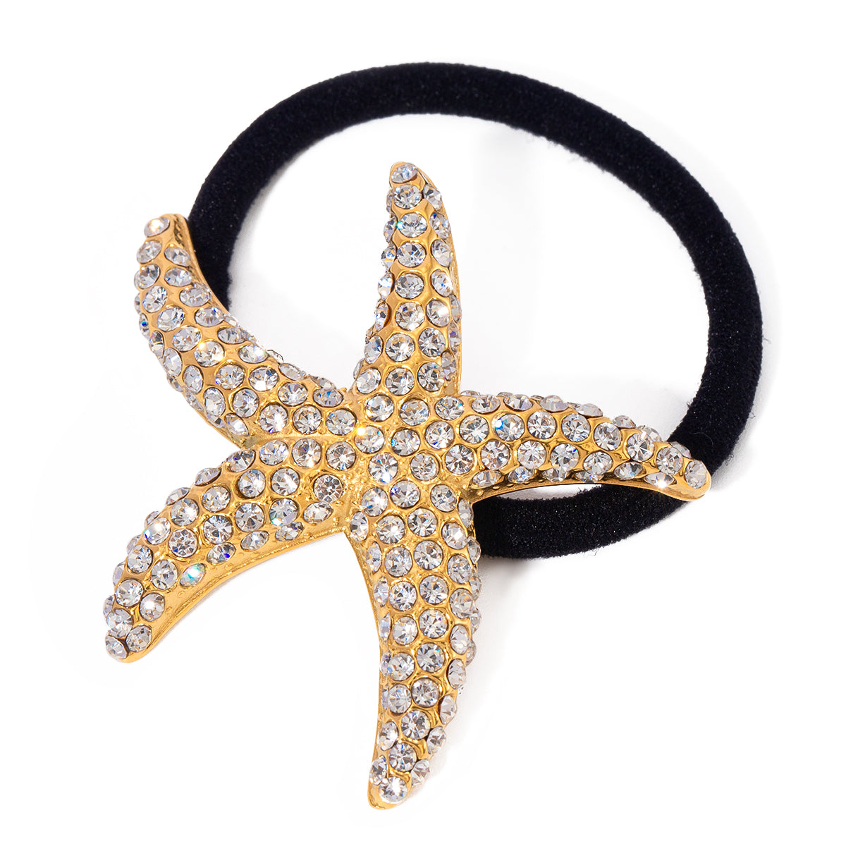 Sparkling Starfish Hair Cuff