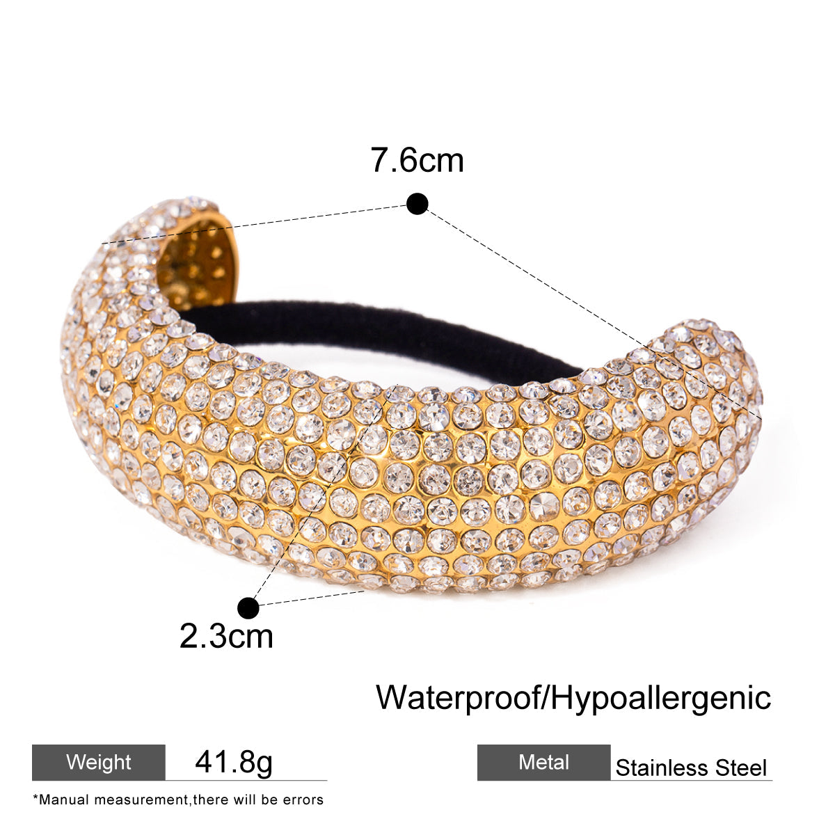 Sparkle Dome Hair Cuff