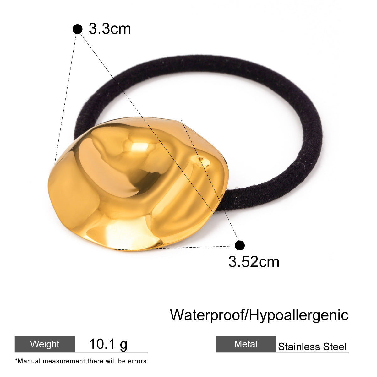 Molten Circle Hair Cuff