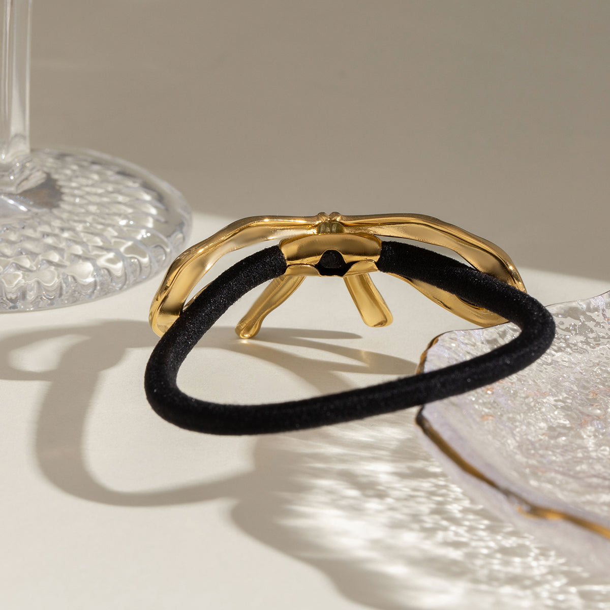 Bow Charm Hair Cuff