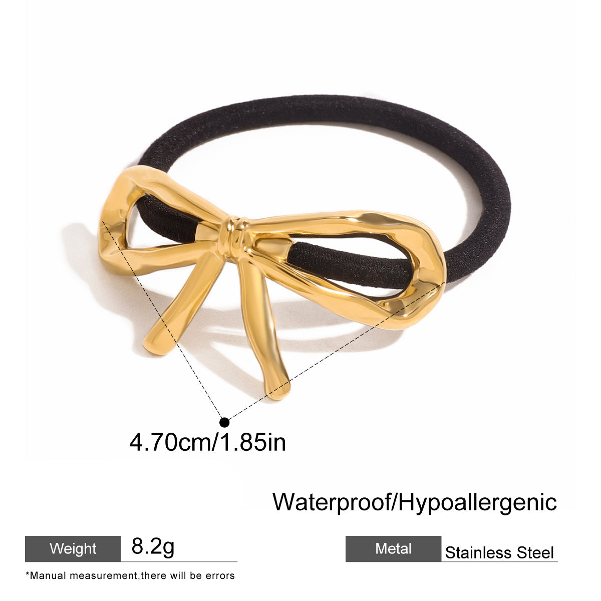 Bow Charm Hair Cuff