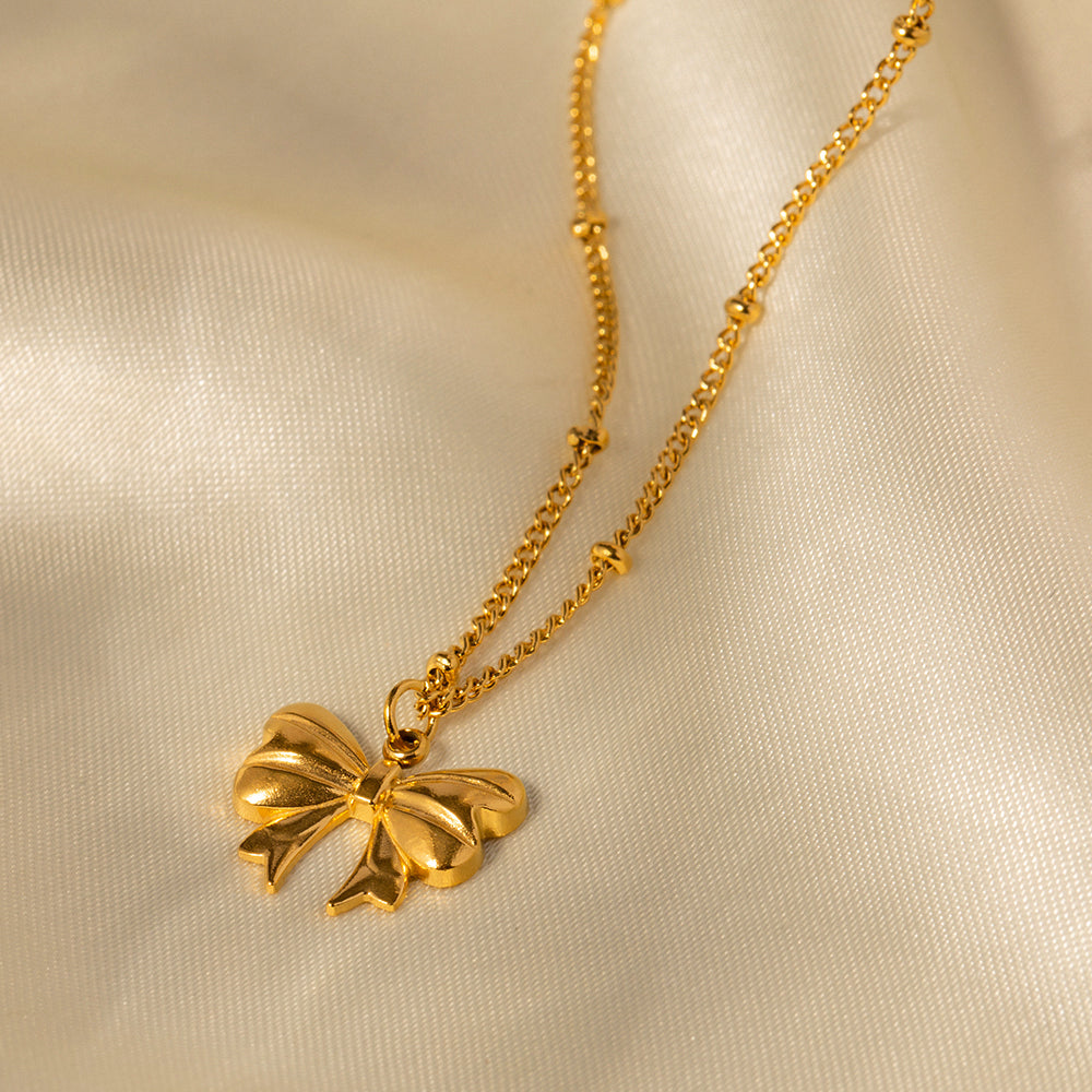 Bow Necklace