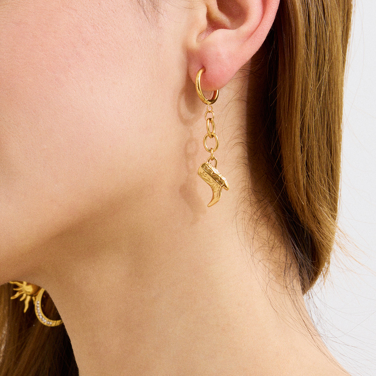 Starry Boots Mismatch Earrings