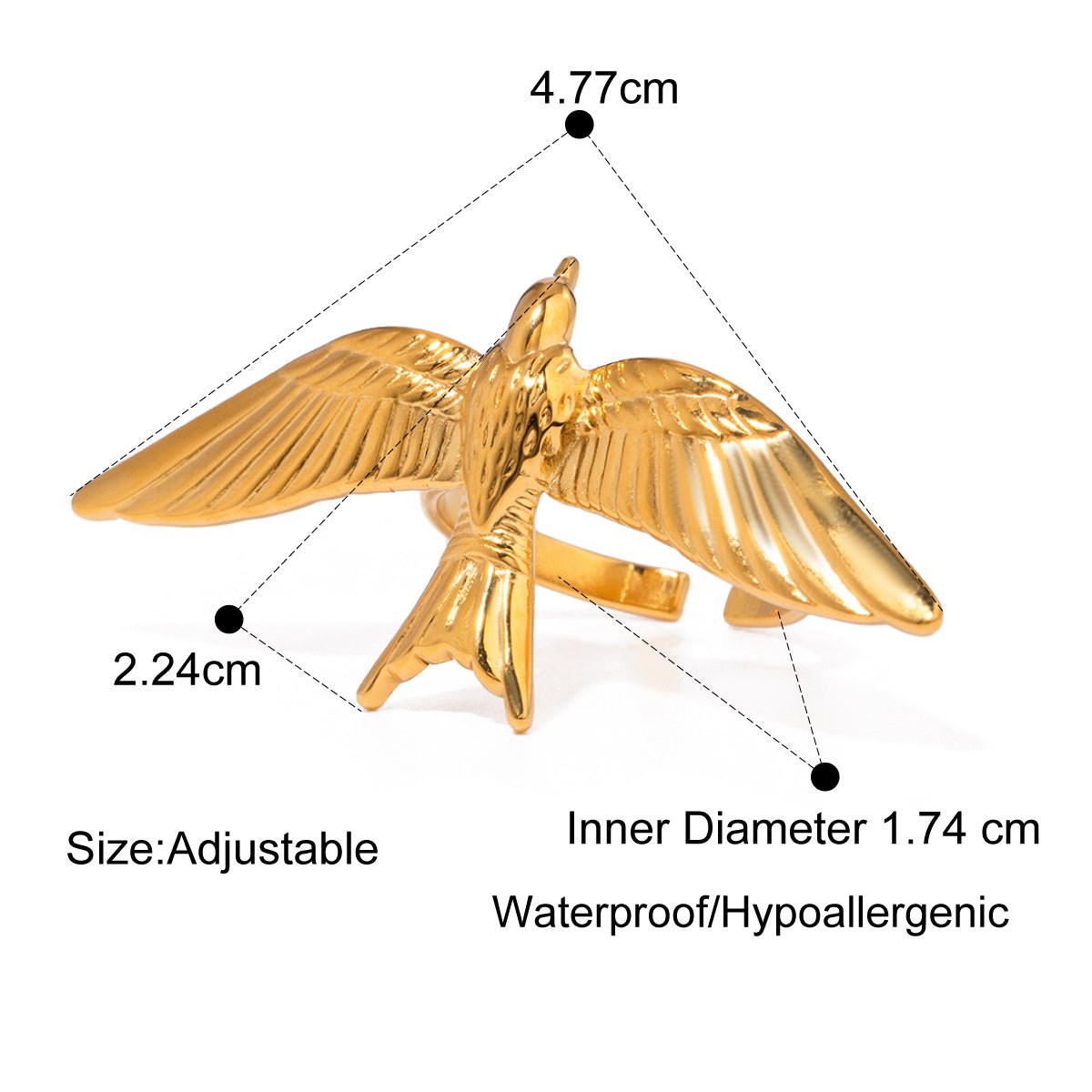 Wings of Freedom Ring