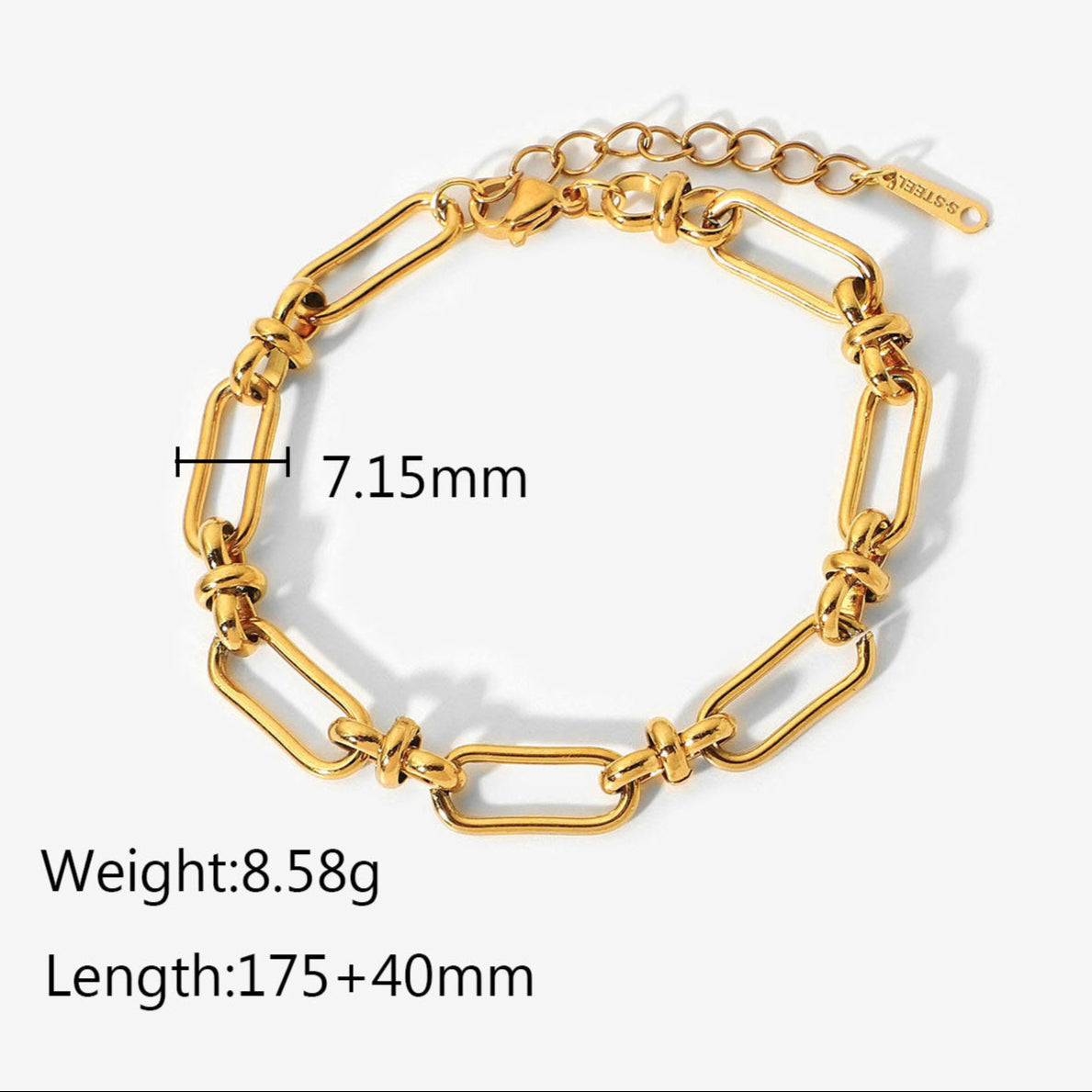 Recta Link Chain Bracelet
