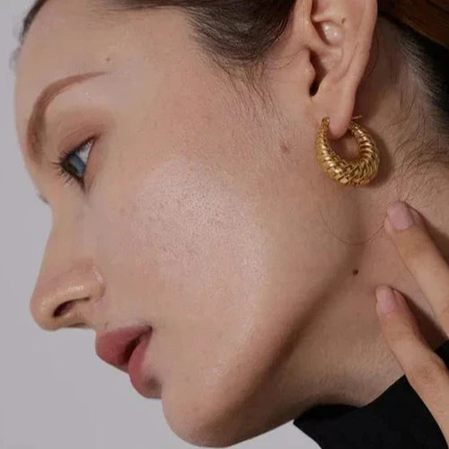 Twisted Hoops Earrings