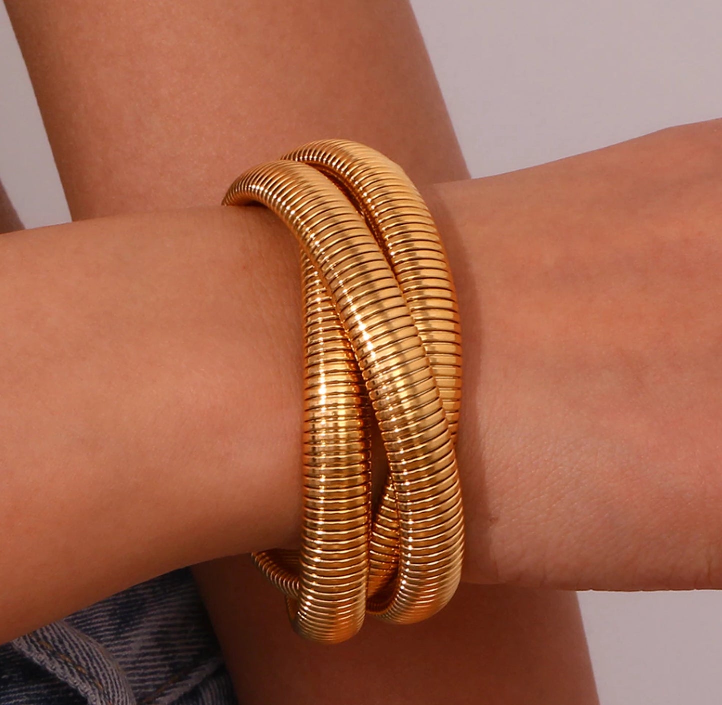 Triple Twist Bracelet