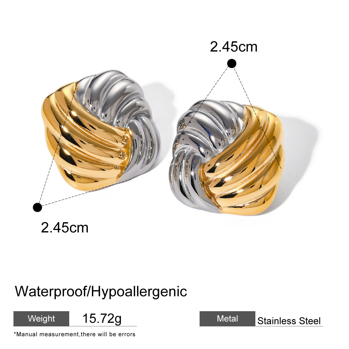 Dual Drape Earrings