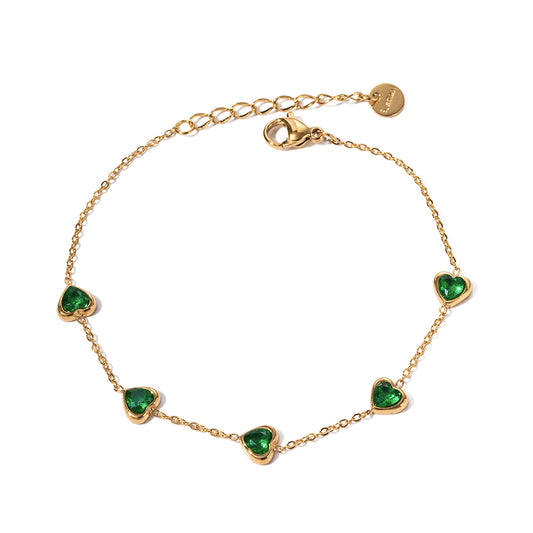 Emerald Affection Bracelet
