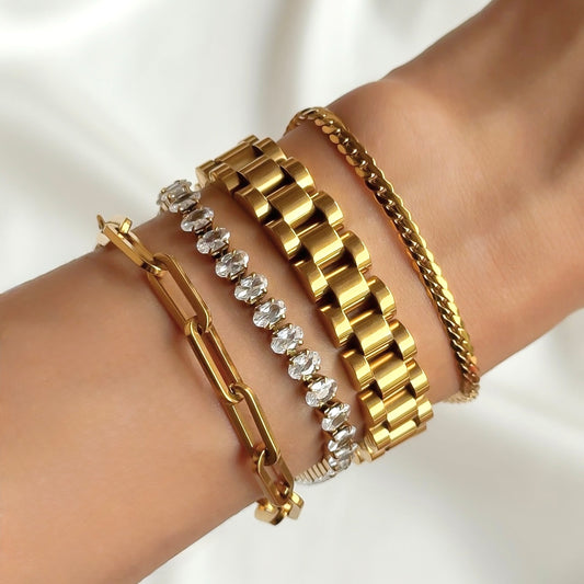Luxe Layered Bracelet Stack