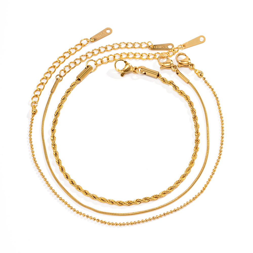Dainty Trio Bracelets