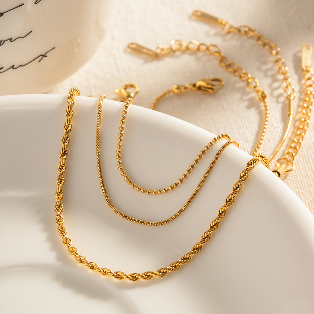 Dainty Trio Bracelets